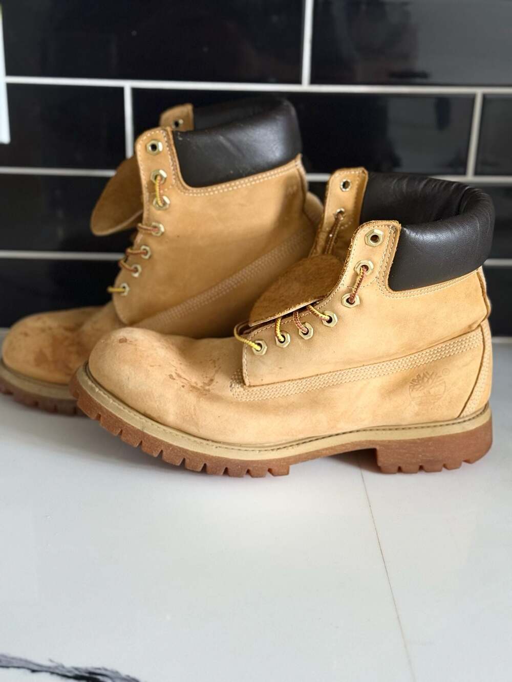 Timberland 6-Inch Premium Waterproof Nubuck Boots - Picture 4 of 7